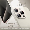 image:imageJETech Ultra Slim Case for iPhone 15 Pro Max Black Titanium  Camera Lens Protection Lightweight Matte Finish Minimalist Hard PP Material Cover Supports Wireless ChargingNatural Titanium