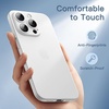 image:imageJETech Ultra Slim Case for iPhone 15 Pro Max Black Titanium  Camera Lens Protection Lightweight Matte Finish Minimalist Hard PP Material Cover Supports Wireless ChargingWhite Titanium
