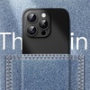image:imageJETech Ultra Slim Case for iPhone 15 Pro Natural Titanium  Camera Lens Protection Lightweight Matte Finish Minimalist Hard PP Material Cover Supports Wireless ChargingBlack Titanium