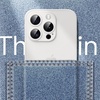 image:imageJETech Ultra Slim Case for iPhone 15 Pro Natural Titanium  Camera Lens Protection Lightweight Matte Finish Minimalist Hard PP Material Cover Supports Wireless ChargingWhite Titanium