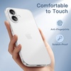 image:imageJETech Ultra Slim Case for iPhone 16 Black  Camera Lens Protection Lightweight Matte Finish Minimalist Hard PP Material Cover Supports Wireless ChargingFrosted Clear
