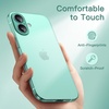 image:imageJETech Ultra Slim Case for iPhone 16 Black  Camera Lens Protection Lightweight Matte Finish Minimalist Hard PP Material Cover Supports Wireless ChargingTeal
