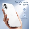 image:imageJETech Ultra Slim Case for iPhone 16 Black  Camera Lens Protection Lightweight Matte Finish Minimalist Hard PP Material Cover Supports Wireless ChargingWhite