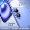 image:imageJETech Ultra Slim Case for iPhone 16 Black  Camera Lens Protection Lightweight Matte Finish Minimalist Hard PP Material Cover Supports Wireless ChargingBlue