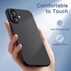 image:imageJETech Ultra Slim Case for iPhone 16 Plus Black  Camera Lens Protection Lightweight Matte Finish Minimalist Hard PP Material Cover Supports Wireless ChargingBlack