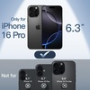 image:imageJETech Ultra Slim Case for iPhone 16 Pro Black  Camera Lens Protection Lightweight Matte Finish Minimalist Hard PP Material Cover Supports Wireless ChargingBlack