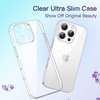 image:imageJETech Ultra Slim Case for iPhone 16 Pro Black  Camera Lens Protection Lightweight Matte Finish Minimalist Hard PP Material Cover Supports Wireless ChargingClear
