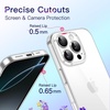 image:imageJETech Ultra Slim Case for iPhone 16 Pro Black  Camera Lens Protection Lightweight Matte Finish Minimalist Hard PP Material Cover Supports Wireless ChargingClear