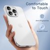 image:imageJETech Ultra Slim Case for iPhone 16 Pro Black  Camera Lens Protection Lightweight Matte Finish Minimalist Hard PP Material Cover Supports Wireless ChargingFrosted Clear
