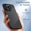image:imageJETech Ultra Slim Case for iPhone 16 Pro Black  Camera Lens Protection Lightweight Matte Finish Minimalist Hard PP Material Cover Supports Wireless ChargingBlack