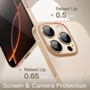 image:imageJETech Ultra Slim Case for iPhone 16 Pro Black  Camera Lens Protection Lightweight Matte Finish Minimalist Hard PP Material Cover Supports Wireless ChargingDesert Titanium