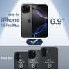 image:imageJETech Ultra Slim Case for iPhone 16 Pro Max Black  Camera Lens Protection Lightweight Matte Finish Minimalist Hard PP Material Cover Supports Wireless ChargingBlack