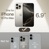 image:imageJETech Ultra Slim Case for iPhone 16 Pro Max Black  Camera Lens Protection Lightweight Matte Finish Minimalist Hard PP Material Cover Supports Wireless ChargingNatural Titanium