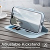 image:imageJETech Wallet Case for iPhone 15 Black  Shockproof PU Leather Card Holder Magnetic Flip Cover Stand Feature Full Camera ProtectionBlue