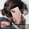 image:imageJETech Wallet Case for iPhone 15 Black  Shockproof PU Leather Card Holder Magnetic Flip Cover Stand Feature Full Camera ProtectionPink