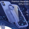 image:imageJETech Wavy Case for iPhone 16 Plus Pink  Cute Wavy Design Shockproof Protection Hard Clear PC Back Comfortable GripUltramarine