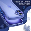 image:imageJETech Wavy Case for iPhone 16 Plus Pink  Cute Wavy Design Shockproof Protection Hard Clear PC Back Comfortable GripUltramarine