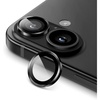 image:imageJETech Camera Lens Protector for iPhone 1616 Plus Black 1 Set  9H Tempered Glass Metal Individual Ring Cover HD ClearBlack