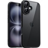 image:imageJETech Case for iPhone 16 Teal  Solid Color Matte TPU Frame Scratch Resistant Clear Back Phone CoverBlack