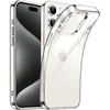 image:imageJETech Clear Case for iPhone 15 Pro Max Clear  Slim Protection Soft TPU Transparent Design ShockproofClear