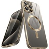 image:imageJETech Magnetic Case for iPhone 15 Pro 61Inch Compatible with MagSafe Camera Lens Full Protection Shockproof Soft TPU Electroplated Phone Cover Natural TitaniumNatural Titanium