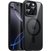 image:imageJETech Magnetic Case for iPhone 16 Pro Desert Titanium  Compatible with MagSafe Solid Color Matte TPU Frame Clear Back Shockproof BumperBlack
