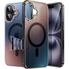 image:imageJETech Magnetic Case for iPhone 16 Pro Iridescent  Compatible with MagSafe Camera Control Button Colorful Translucent CoverIridescent Black