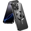 image:imageJETech Magnetic Case for iPhone 16 Pro Max Desert Titanium  Compatible with MagSafe Camera Lens Protection Electroplated TPU Frame Shockproof ProtectionBlack