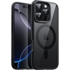 image:imageJETech Magnetic Case for iPhone 16 Pro Max Desert Titanium  Compatible with MagSafe Solid Color Matte TPU Frame Clear Back Shockproof BumperBlack