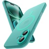 image:imageJETech Magnetic Matte Case for iPhone 16 Black  Compatible with MagSafe Translucent Frosted Soft TPU Cover AntiYellowing AntiFingerprint ShockproofTeal