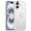 image:imageJETech Magnetic Matte Case for iPhone 16 Pro Max Black  Compatible with MagSafe Translucent Matte Back Slim Shockproof ProtectionWhite