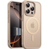 image:imageJETech Magnetic Matte Case for iPhone 16 Pro Max Black Titanium  Compatible with MagSafe Camera Control Button Translucent Matte Back Slim Shockproof ProtectionDesert Titanium