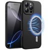 image:imageJETech Magnetic Silicone Case for iPhone 16 Pro Black  Compatible with MagSafe Silky Soft Touch Full Camera Lens Protection Shock Absorbing Phone CoverBlack