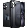 image:imageJETech Matte Case for iPhone 16 Black  with Camera Control Button MilitaryGrade Protection Frosted Matte Back Shockproof DesignBlack