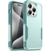 image:imageJETech Rugged Case for iPhone 15 Pro Black  DualLayer Protection HeavyDuty Shockproof Design Matte FinishMint Green