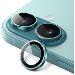 image:imageJETech Camera Lens Protector for iPhone 1616 Plus Black 1 Set  9H Tempered Glass Metal Individual Ring Cover HD ClearTeal