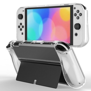 image:imageJETech Dockable Case for Nintendo Switch 2 Clear  Soft TPU Grip Cover for JoyCon Detachable Protective PC Back Shell AntiScratchHD Clear