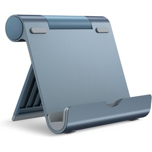 image:imageJETech Foldable Tablet Stand for 411 Tablets and Phones Silver  Adjustable Portable Desktop Holder Foldable Dock for iPadiPad ProAirMini Galaxy Tab A8A7 LiteA7S8S7 Kindle etcGrey
