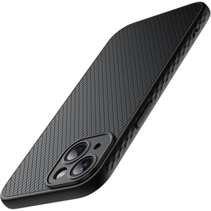 image:imageJETech Grip Case for iPhone 15 Black  Ergonomic Hold Camera Lens Protection Soft TPU Design Shockproof ProtectionBlack
