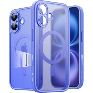 image:imageJETech Magnetic Matte Case for iPhone 16 Pro Max Black Titanium  Compatible with MagSafe Builtin Camera Control Button Shockproof Translucent Back Slim Phone CoverUltramarine