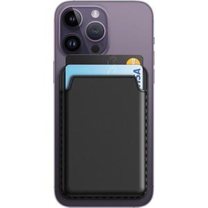 image:imageJETech Magnetic Wallet Compatible with MagSafe Black  for iPhone 1717eAir1615141312 Series Pixel 10 Series PU Phone Card Holder Store 12 CardsBlack