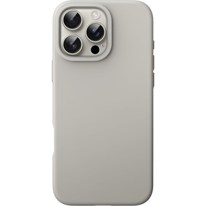 image:imageJETech Silicone Case for iPhone 16 Pro Max Black  Silky Soft Touch Shockproof Protection Scratch Resistant Microfiber LiningNatural Titanium