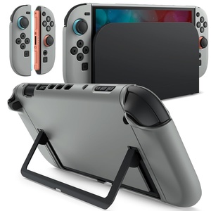 image:imageJETech Slim Dockable Case for Nintendo Switch 2 Black  Dockable Design for JoyCon Detachable Soft TPU Grip Matte PC Back AntiScratch ProtectionGrey