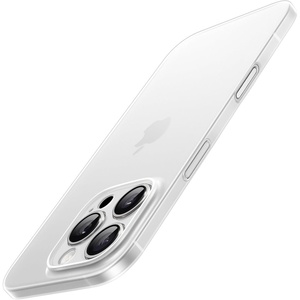 image:imageJETech Ultra Slim Case for iPhone 16 Pro Black  Camera Lens Protection Lightweight Matte Finish Minimalist Hard PP Material Cover Supports Wireless ChargingFrosted Clear