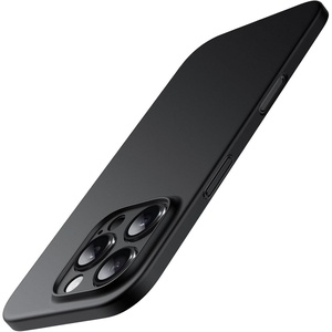 image:imageJETech Ultra Slim Case for iPhone 16 Pro Black  Camera Lens Protection Lightweight Matte Finish Minimalist Hard PP Material Cover Supports Wireless ChargingBlack