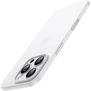 image:imageJETech Ultra Slim Case for iPhone 16 Pro Max Black  Camera Lens Protection Lightweight Matte Finish Minimalist Hard PP Material Cover Supports Wireless ChargingWhite Titanium