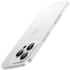 image:imageJETech Ultra Slim Case for iPhone 16 Pro Max Black  Camera Lens Protection Lightweight Matte Finish Minimalist Hard PP Material Cover Supports Wireless ChargingFrosted Clear