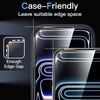 image:imageJETech 9H Screen Protector for iPhone 17 Pro Max Smooth Curved Edge  3Pack Black Border Design Tempered Glass AutoAlign Installation CaseFriendlyiPhone 17 Pro Max