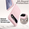 image:imageJETech Magnetic Silicone Case for Google Pixel 11 Light Pink  Compatible with MagSafe Swirl Texture FourCorner Shockproof Protection Metal Camera Ring Metal Buttons Soft Grip