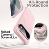 image:imageJETech Magnetic Silicone Case for Google Pixel 11 Pro Light Pink  Compatible with MagSafe Swirl Texture FourCorner Shockproof Protection Metal Camera Ring Metal Buttons Soft Grip